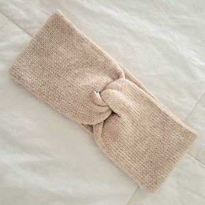Knit, Knotted Fleece Headband